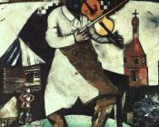 马克 夏加尔 : 小提琴手